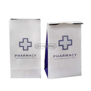 Sacs en papier personnalisés, sacs cadeaux, sacs écologiques pour <span class=keywords><strong>pharmacie</strong></span>, avec matériau kraft, sacs de shopping - Product Image 1