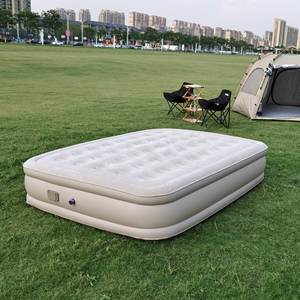 <span class=keywords><strong>Matelas</strong></span> gonflable extérieur de sol de lit d'air épaissi de coussin de couchage de PVC pour le camping d'arrière-cour - Product Image 2