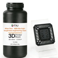 Resina 3D TJ-5536 385-405nm 1kg de Alta Resistencia 35MPa, Compatible con Impresoras LCD/DLP Comunes