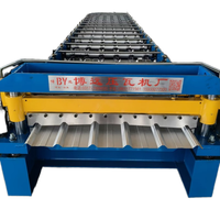 Machine de formage de tôles de toiture en Aluzinc du Pérou, modèles TR4, TR5, TR6, PV4, pour la fabrication de toitures métalliques, machine à rouler les tôles de toiture à roulement