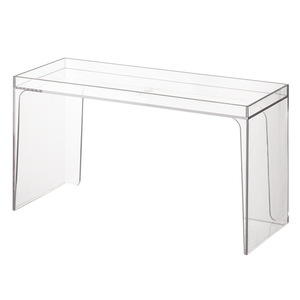 Boîte de rangement transparente Lazy Corner pour cosmétiques, avec étagères, tiroirs et compartiments, pour salle de bain et bureau. - Product Image 5