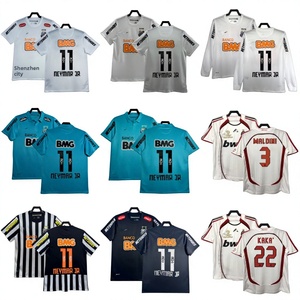 Maillot de football vintage <span class=keywords><strong>Santos</strong></span> domicile n°11 Neymar Ligue Brésilienne 1213 édition commémorative 100% nylon – Vente en gros - Product Image 2