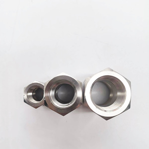 ข้อต่อเกลียวสแตนเลส 1/4 Npt G1/4 เกลียวใน แบบตรงผ่าน สำหรับเส้นทางแก๊สในห้องปฏิบัติการ - Product Image 1