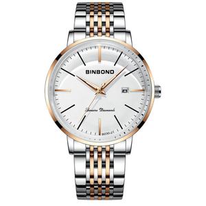 Reloj de Pulsera de Cuarzo de Lujo para Hombre, Diseño Ejecutivo, Resistente al Agua, con Logotipo Personalizado, Caja de Aleación, Esfera de Cristal - Product Image 1