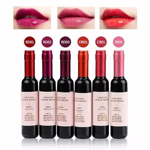 Tinte de labios rojo vino estilo coreano para mujer, maquillaje, lápiz labial líquido, brillo de labios rojos, cosmético - Product Image 6