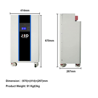JBD OEM 51.2V 10KWh 11.7KWh Système de batterie de stockage d'énergie solaire domestique 48V 200Ah 230A LiFePO4 Batterie au lithium