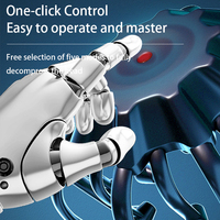 Meilleure vente masseur de tête de pieuvre à vibration rechargeable connectivité Blue-tooth masseur de cuir chevelu infrarouge intelligent libération de stress