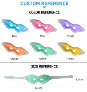 Reutilizable Cold Eye Pack Gel Beads Hot & Cold Packs <span class=keywords><strong>para</strong></span> el alivio del dolor Reutilizable Ice Eye Mask - Product Image 2