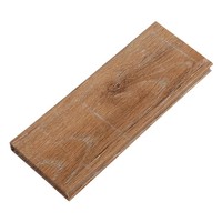 Emballage vide de luxe fait main pour palette d'ombres à paupières, avec impression dorée sur papier couché et design unique à grain de bois