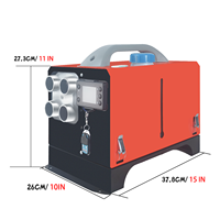 Chauffages d'air de garage diesel électriques portables tout-en-un 12V/24V/220V 5KW