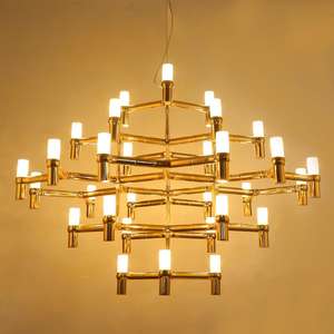 Grand Lustre Éclairage Lampes Suspendues Modernes de Luxe Décoration Intérieure Art Designer Lampes à <span class=keywords><strong>Suspension</strong></span> LED pour Hôtel Hall Lustre à Maison - Product Image 2