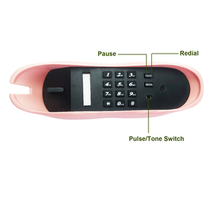Telefoni Fissi <span class=keywords><strong>per</strong></span> <span class=keywords><strong>Casa</strong></span>, <span class=keywords><strong>Telefono</strong></span> a Filo Rosa a Forma di Labbra, <span class=keywords><strong>Telefono</strong></span> Analogico Decorativo a Forma di Bocca - Product Image 3