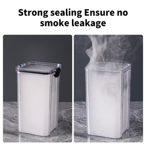 Thick Plastic <strong>Kitchen</strong> <strong>Storage</strong> Tank Square Transparent Plastic <strong>Storage</strong> <strong>Jar</strong> <strong>Kitchen</strong> Snack Tea Camping Food <strong>Storage</strong> - Product Image 5