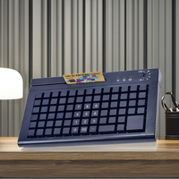 Clavier USB programmable à 78 touches KB78, très vendu, pour systèmes de caisse enregistreuse et de point de vente