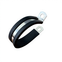 Collier de serrage à vis sans fin doublé EPDM en acier inoxydable 304, bande de 12 mm et 15 mm, étanchéité à 360 degrés, protège le tuyau en silicone contre l'extrusion