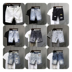 Shorts Vaqueros Retro Lavados Personalizados de Fabricante Chino, Shorts de Mezclilla Rasgados para Hombre, Ropa Urbana de Fabricante Vaquero - Product Image 5