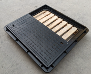 시끄러운 시립 잠금 장치 없음 사각 힌지 정화조 야외 통신 맨홀 커버 - Product Image 3