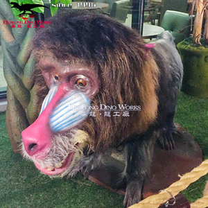 Animatronic-monos Lifesize de animales, modelo de monos para equipo del Zoo - Product Image 4