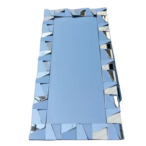 Легкое роскошное современное художественное зеркало в европейском и американском стиле большое настенное зеркало