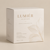 Boîtes en papier personnalisées pour soins de la peau, impression en gros, cartons pliables mats doux au toucher pour cosmétiques, écran solaire, vernis à ongles, huiles et perruques