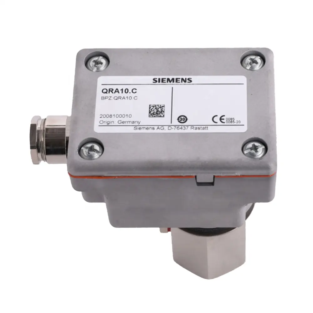 Nuovo originale Siemens QRA10.C QRA10M.C UV Flame Detector Sensor fotocellula per caldaia a vapore industriale DOWSON bruciatore pezzi di ricambio