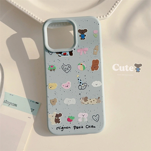 <span class=keywords><strong>Coque</strong></span> de téléphone pour <span class=keywords><strong>iPhone</strong></span> 17, 14, 15 Pro Max, 13, motif animal graffiti mignon, souple, vente en gros à bas prix - Product Image 3