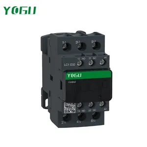 Yogu 40 Jaar Fabriek Lc1d 9a 12a 25a 32a 40a 50a 65a 80a 95a 110V 220V 380V AC Magnetische Contactor Prijs