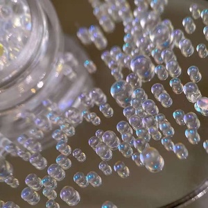 Escamas Transparentes Aurora Putone, Material para Decoración de Uñas, Escamas de Sirena 3D Coloridas en Forma de Media Luna, Tono Wutong - Product Image 4