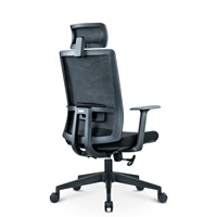 Usine directe en gros maille dos pivotant doux lombaire tâche de soutien réglable ergonomique chaise de bureau rotative gerente cadeira