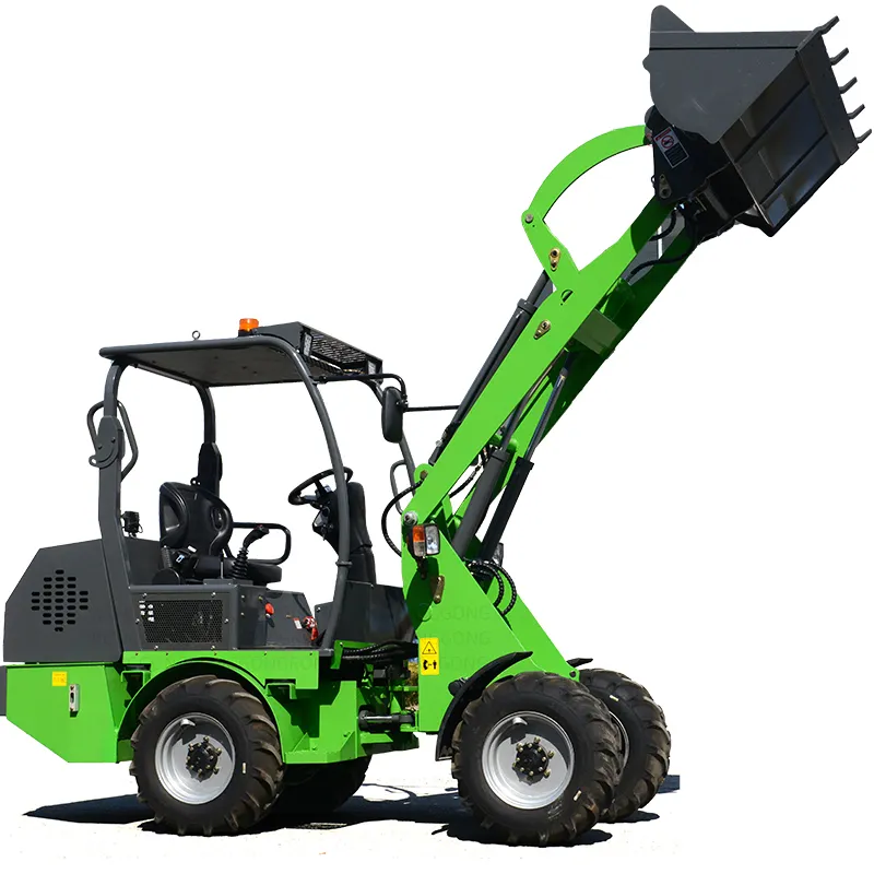 Ronggong 2340Kg Battery Mini Loader Trade Mini Multifunctionality Electric Mini Loader For Sale