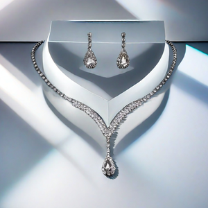 עיצוב חתונה יהלומים יוקרתי <span class=keywords><strong>rhinestone</strong></span> תכשיטים בהשראת סטים joias de luxo תכשיטים מפוארים לנשים סט - Product Image 4