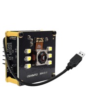 Mini Cámara USB de 48MP con Autoenfoque, HFOV 70, Resolución Ultra HD 8000x6000, UVC Plug-and-Play, Visión Nocturna con LED Blancos