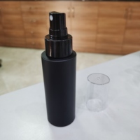Vente d'usine, échantillon gratuit, flacon en plastique PET de 80 ml, luxueux, pour soins de la peau, avec pompe
