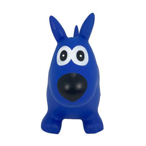 Jouet gonflable mignon en forme d'<span class=keywords><strong>animal</strong></span> de dessin animé, chien, siège rebondissant, sautant, pour l'extérieur - Product Image 2