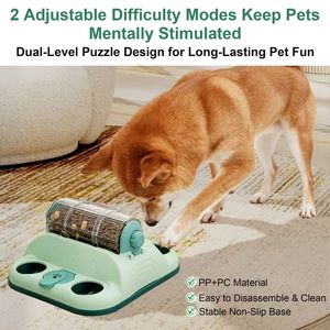 Dispensador Interactivo de Golosinas para Mascotas, Juguete Giratorio de Alimentación Lenta, Rompecabezas para Gatos y Perros, Entrenamiento de Inteligencia, Esconde Comida - Product Image 5