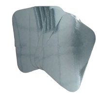 Récipient en papier d'aluminium découpe de papier couvercle en carton plat