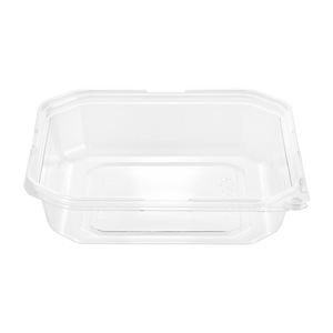 Contenedores de Bandeja Transparentes de PET de Dos Piezas de Alta Calidad de 48 Onzas, Diseño Patentado de Seguridad a Prueba de Manipulación, Reciclables para Alimentos, Ensaladas y Comestibles - Product Image 3