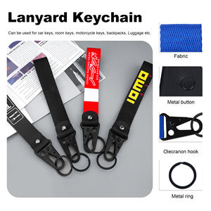 Personalizado personalizado Transferencia de Calor impreso Logo cordón tinte-sublimación motocicleta águila pico llavero - Product Image 4