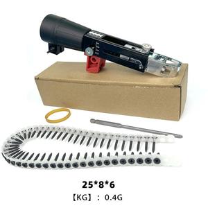 Pistola de clavos de cadena, accesorios para máquina de clavado neumático, tornillos de correa de cadena, herramientas de tornillo automáticas eléctricas, cabezal de pistola de clavos - Product Image 1