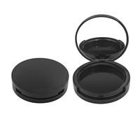 Vente en gros de boîte à gâteau poudre blush à une seule couche personnalisée 13.5g boîte en plastique toit ouvrant à rabat contenant l'emballage cosmétique