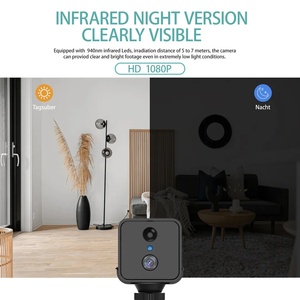 Caméra de sécurité intérieure CCTV 2K 1080P Wi-Fi & 4G SIM Mini Home <span class=keywords><strong>Baby</strong></span> <span class=keywords><strong>Monitor</strong></span> avec capteur CMOS à vision nocturne Alarme de détection PIR - Product Image 5