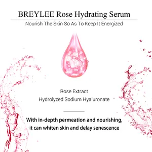 BREYLEE — sérum anti-âge à base de rose pour le soin de la peau, hydratant, éclaircissant, essence, livraison gratuite
