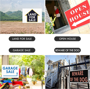 Panneaux de signalisation extérieurs personnalisés 18x24, résistants à l'eau et à l'usure, robustes, avec piquet en H, pour la publicité des établissements scolaires, des campus et des foires <span class=keywords><strong>d</strong></span>'<span class=keywords><strong>emploi</strong></span> - Product Image 3