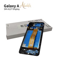 Service d'Assemblage Original Pack Écran LCD A127 pour Samsung Galaxy A12 Pièces Détachées de Téléphone Portable Écran LCD avec Châssis Intégré