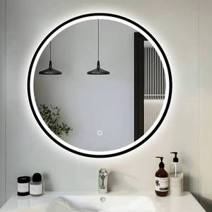 Miroir intelligent moderne avec désembueur LED étanche, éclairé, personnalisé, mural, salle de bain, salon, hôtels - Décoration d'intérieur tendance - Product Image 1