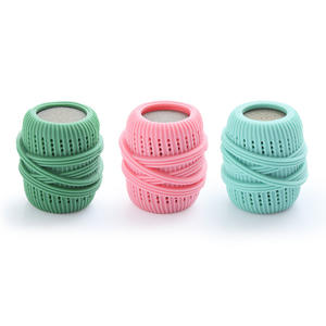 Bolas de silicona para lavandería, TPE, reutilizables, antienredos, para lavadora, cuidado de la ropa, verde, rosa, azul claro - Product Image 3