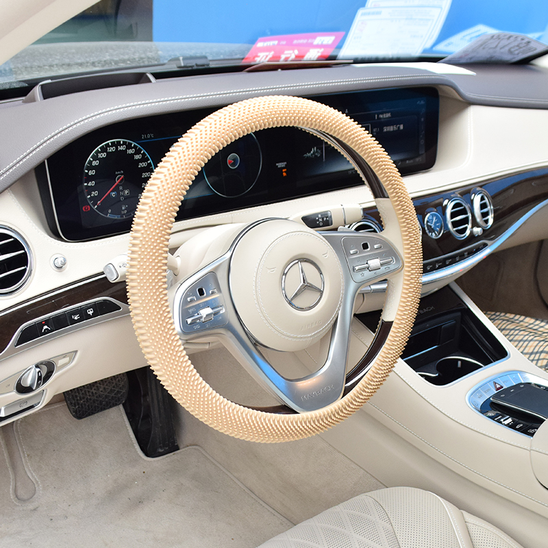 Автомобильные аксессуары, противоскользящий Быстросохнущий гибкий силиконовый чехол для руля, универсальный чехол для большинства автомобилей