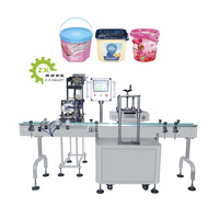 Machine de capsulage et de pressage de seaux de peinture ZXSMART pour grands bidons
