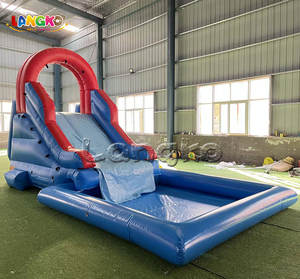 Toboggan aquatique gonflable commercial mobile avec piscine pour activités de week-end – <span class=keywords><strong>Prix</strong></span> - Product Image 1