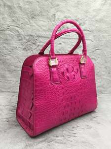 Sac à main pour femme en cuir de crocodile coloré, modèle le plus vendu, avec bandoulière pour porté en travers du corps - Product Image 1